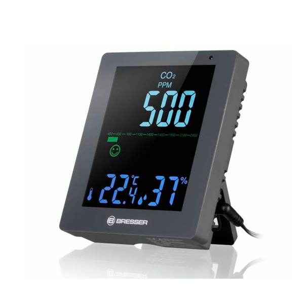 Bresser monitor co2 y calidad del aire gris